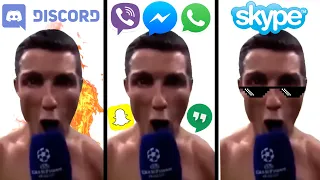 Cristiano Ronaldo Siuu, but Social Media ringtones