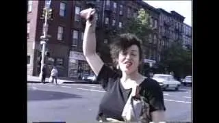 Walking with Tish Gervais in the East Village - mid 1980s