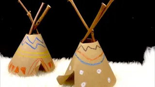 Native American Crafts For Kids - Tipi