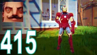 Hello Neighbor - My New Neighbor Iron Man Mark 7 Act 2 Gameplay Walkthrough Part 415