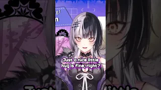 POV of a hot goth girlfriend asks for a hug #shorts #asmr #clips #vtuber #hololive #shiorinovella