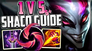 Shaco Jungle 1v5 Jungle Guide | How to Play Shaco Jungle + Best Jungle Clear League of Legends