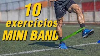 TREINO COM MINI BAND | 10 MELHORES EXERCÍCIOS PARA JOGADOR DE FUTEBOL | TREINO DE FUTEBOL