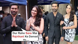 Atrangi Re | Dhanush Make Fun Of Sara Ali Khan In Front Of Media @ Atrangi Re Promotion In Film City