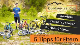 Kinderfahrrad Test: 5 Tipps vor dem Kauf