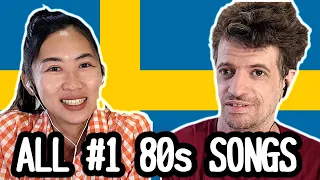 Our Reaction to EVERY #1 SWEDISH CHARTS 80s SONGS (1980-1989 in Chronological Order!)