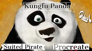 Easy Art : Kung fu Panda : Procreate