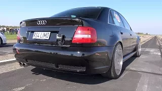 1100HP+ Audi (R)S4 Limo Hannover Hardcore - INSANE SOUNDS!