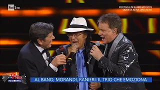 Al Bano, Morandi, Ranieri: il trio che emoziona - La vita in diretta - 09/02/2023