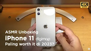 ASMR UNBOXING iPhone 11 Resmi Indonesia - Digimap (4K Video) paling worth it di 2023?