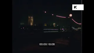 1990s River Thames at Night, London, HD from 35mm | Kinolibrary
