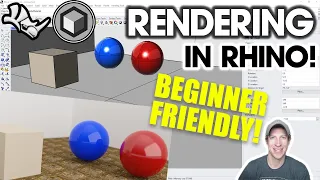 Getting Started RENDERING in Rhino - Beginners Start Here!
