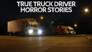 3 True Truck Driver Horror Stories (With Rain Sounds)