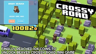 Spent 10,000 coins for Bashy Beaver Mini game in Crossy Road #crossyroad