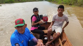 VIAGEM DE CANOA ATÉ A COMUNIDADE(part 2)/ RIO AMAZONAS/ AMAZÔNIA