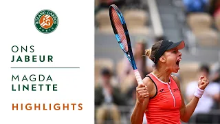 Ons Jabeur vs Magda Linette - Round 1 Highlights I Roland-Garros 2022