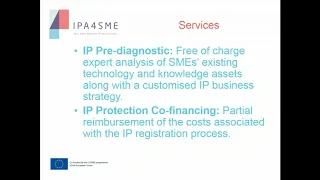 Information webinar #1 on IPA4SME