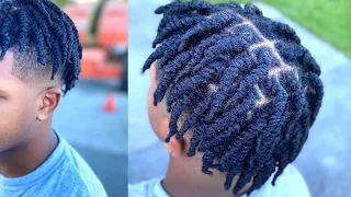 How To: Two Strand Twist Men (Fast Hair Growth Method)