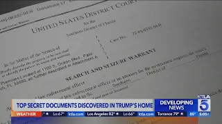 Classified documents found at Mar-a-Lago