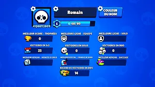 15 VICTOIRES avec un compte 0 TR au DÉFI du CHAMPIONNAT de BRAWL STARS 🏆