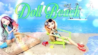 DIY - How to Make:  Doll Beach - Handmade - Doll - Crafts