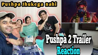 Pushpa 2 trailer Reaction With family😍 | Biggest Allu Arjun fan #myfirstvlog #pushpa2 #family #vlog