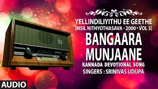 Doddarange Gowda: Bangaara Munjaane Song | Yellindiliyithu Ee Geethe | Srinivas Udupa, B V Srinivas