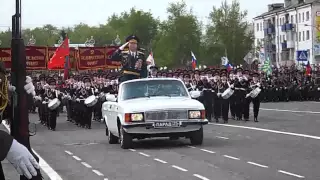 Парад Победы 2015 в Уссурийске (1)