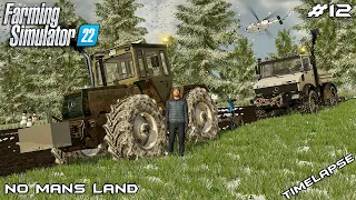 Plowing FIELD in SNOW with @kedex | No Mans Land - SURVIVAL | Farming Simulator 22 | Episode 12