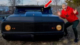 WE FOUND A HAUNTED GHOST CAR!!