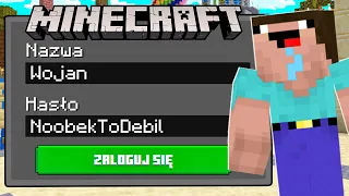 NOOB WŁAMAŁ SIĘ NA MOJE KONTO w Minecraft! 😱