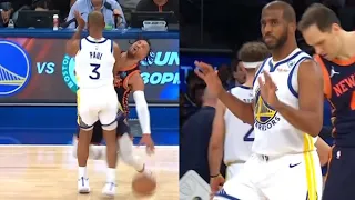 CHRIS PAUL CLOCKED JALEN BRUNSON AFTER TRASH TALK! THEN WALKED AWAY & ACTED INNOCENT!