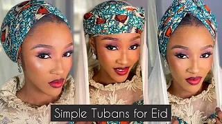 SIMPLE TURBANS TO TRY FOR EID