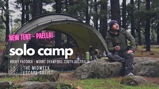 Episode 1 Season 1 - Solo camping with the Shelter G - Suzuki Jimny - A Misty night - Paella - ASMR