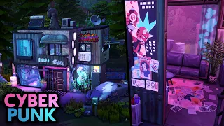 Cyberpunk Tiny House // The Sims 4 Speed Build