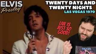 Elvis Presley - Twenty Days And Twenty Nights LIVE 1970 Las Vegas | REACTION