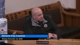 Revere City Council Meeting (11/14/22)