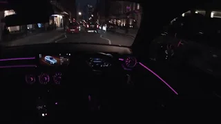 2020 Mercedes A Class 200d POV NightDrive in Mayfair !