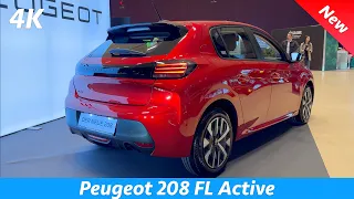 Peugeot 208 FL Active 2024 FULL Review 4K (Exterior - Interior) 1.2 PureTech 75 HP,  5 speed