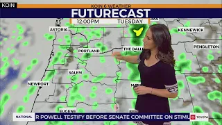 Weather forecast: Spotty showers the next few days until colder air arrives Thursday