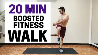 20 Minute Boosted Fitness Walk❗💦 | Walk at Home