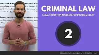 Criminal Law: The Actus Reus Requirement [LEAP Preview]