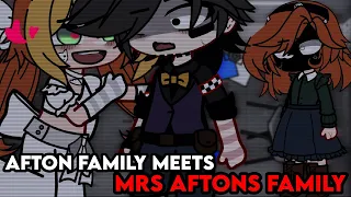 Afton Family Meets MRS AFTONS FAMILY | Gacha Afton Family | Gacha FNaF | Gacha Club | GCMM |