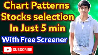 How to find Chart patterns stocks || Chart pattern stock selection || Chart analysis with examples