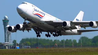 30 BIG PLANES TAKE OFFS & LANDINGS | A380, B747, A330, B767, A350, B777, B787 Amsterdam Schiphol