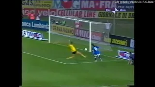 2003-04 (6^ - 18-10-2003) Brescia-INTER 2-2 [R.Baggio,A.Caracciolo,Cruz,Vieri(R)] 90°Minuto Rai1