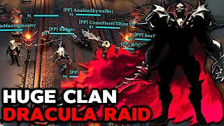 Massive 8 Man Clan Raid vs Dracula in V Rising 1.0