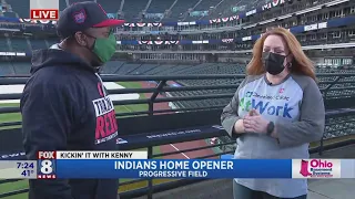 Kenny's got an eye on 'Opening Day' preparations at Progressive Field