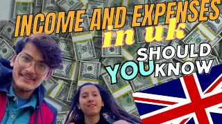How much student earn in uk || My Monthly Income ||