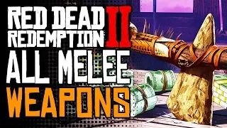 How To Get All Melee Weapons in Red Dead Redemption 2| Unique Weapon Skin Locations RDR 2!